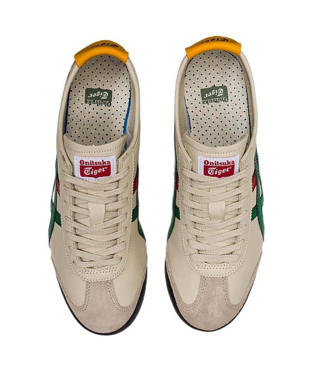 ONITSUKA TIGER Бежевые кожаные кроссовки, фото 6