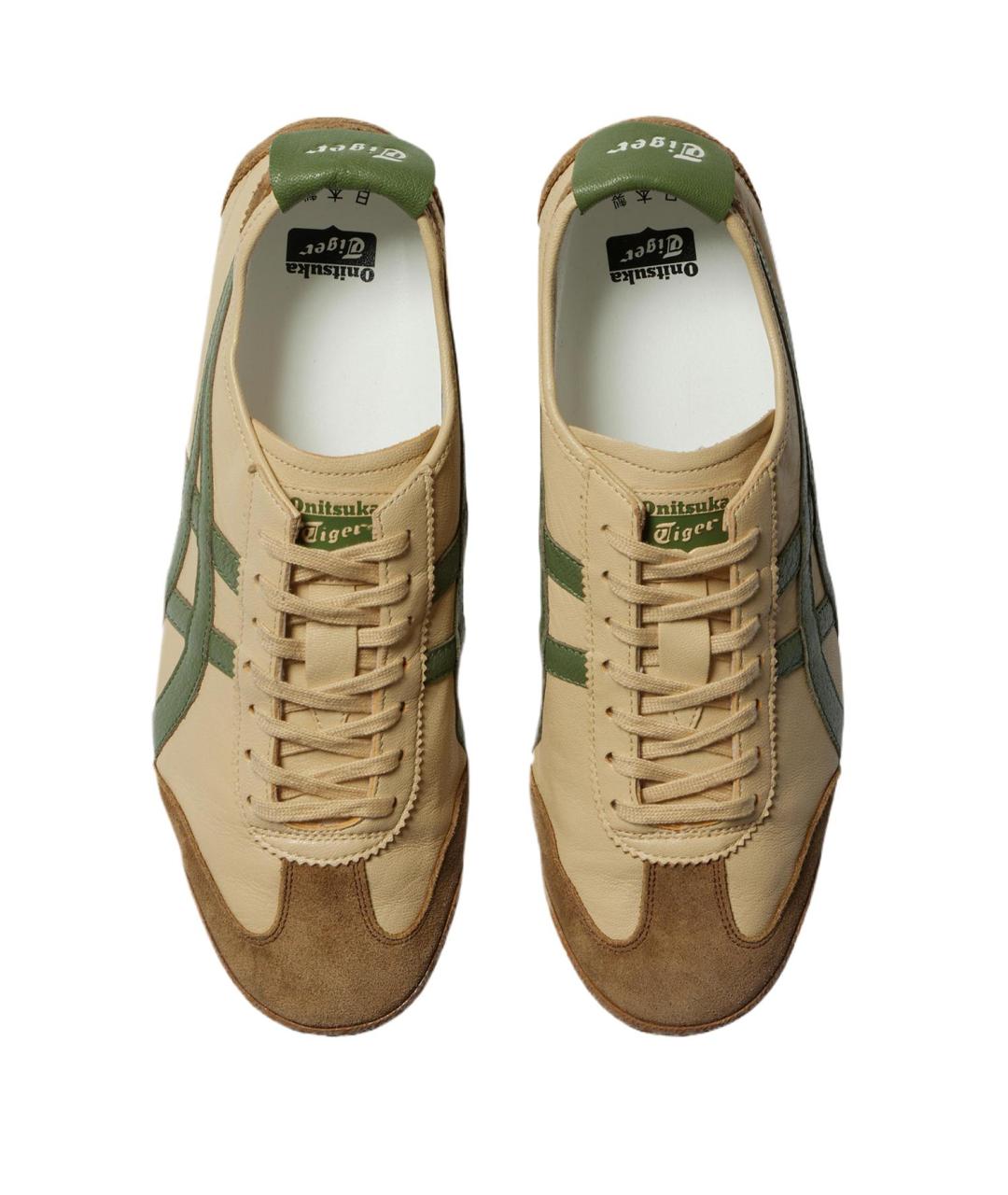 ONITSUKA TIGER Бежевые кожаные кроссовки, фото 3
