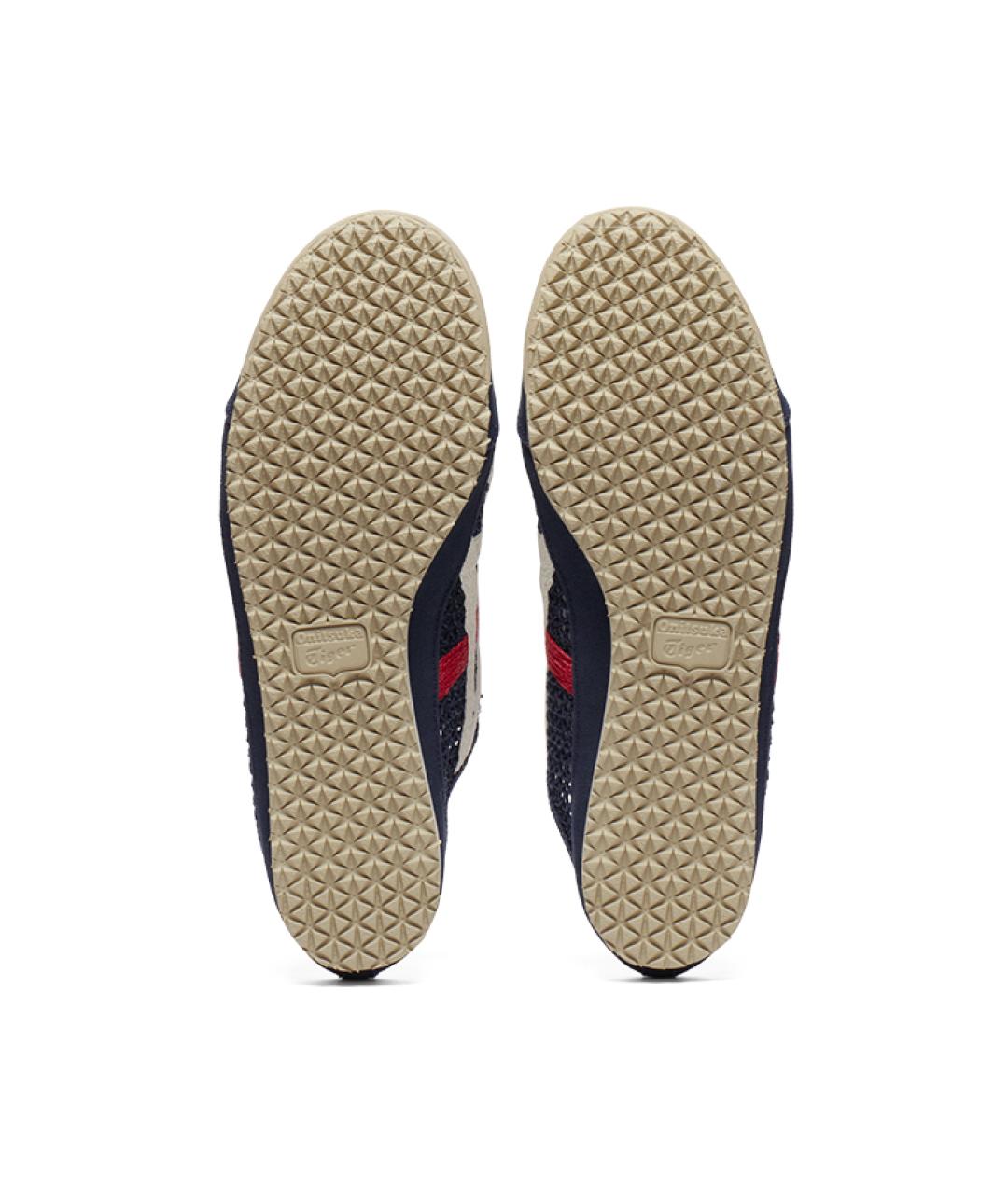 ONITSUKA TIGER Темно-синие текстильные мюли, фото 7