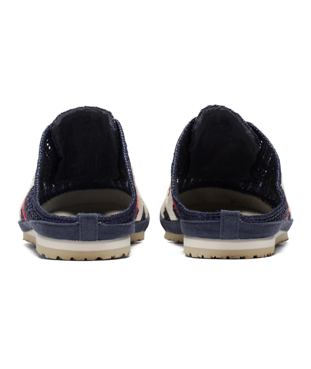 ONITSUKA TIGER Темно-синие текстильные мюли, фото 6