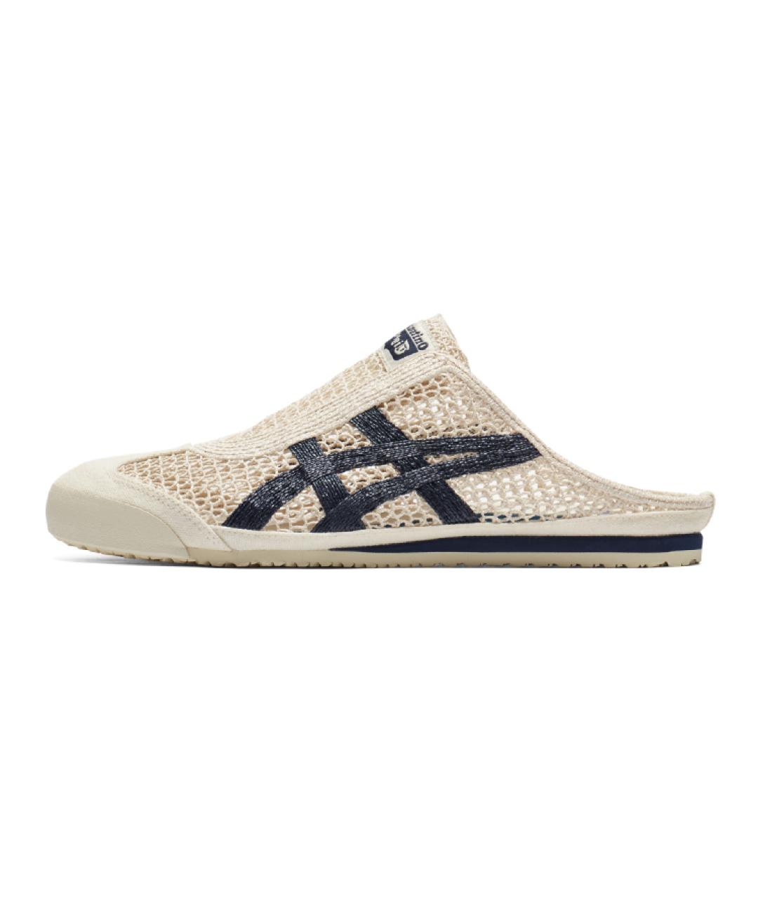 ONITSUKA TIGER Бежевые текстильные мюли, фото 2