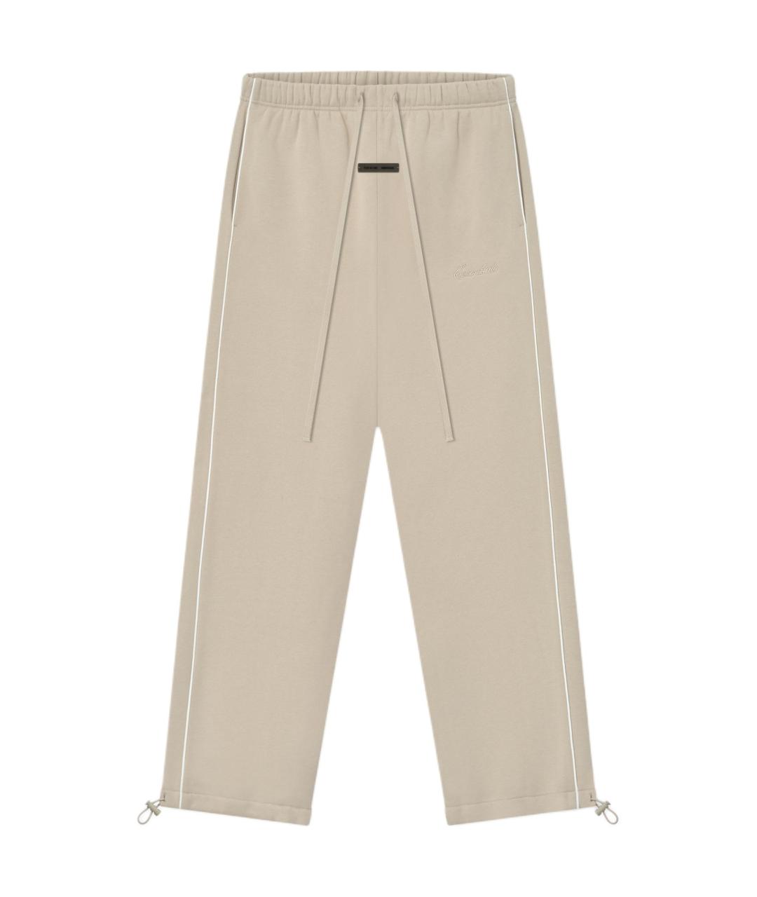 FEAR OF GOD ESSENTIALS Бежевые хлопковые классические брюки, фото 1