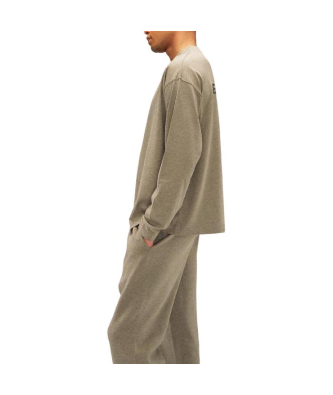 FEAR OF GOD ESSENTIALS Серая хлопковая футболка, фото 5