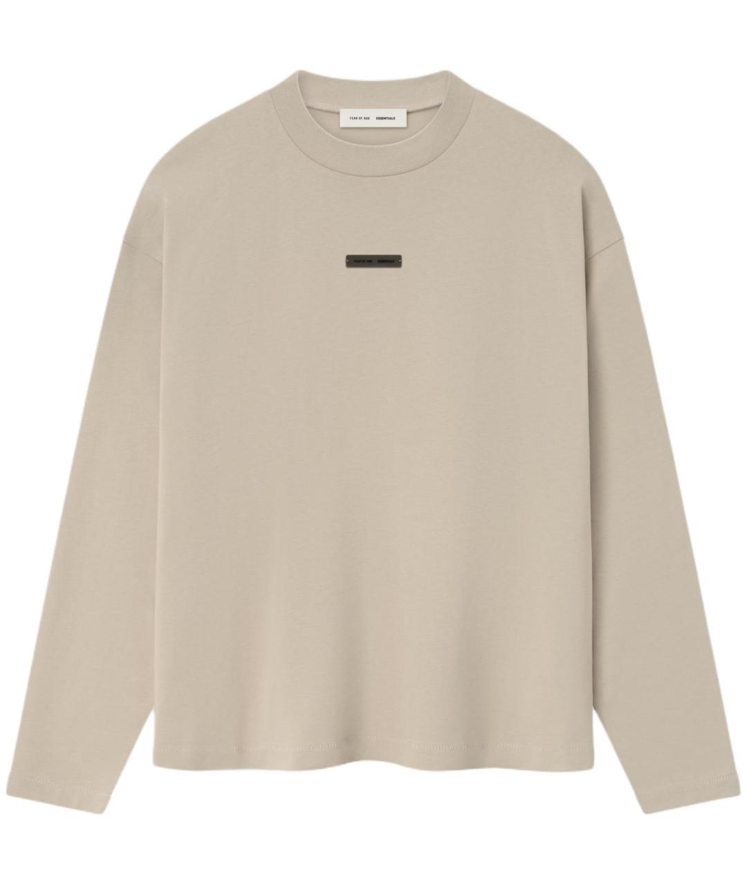 FEAR OF GOD ESSENTIALS Бежевая футболка, фото 1