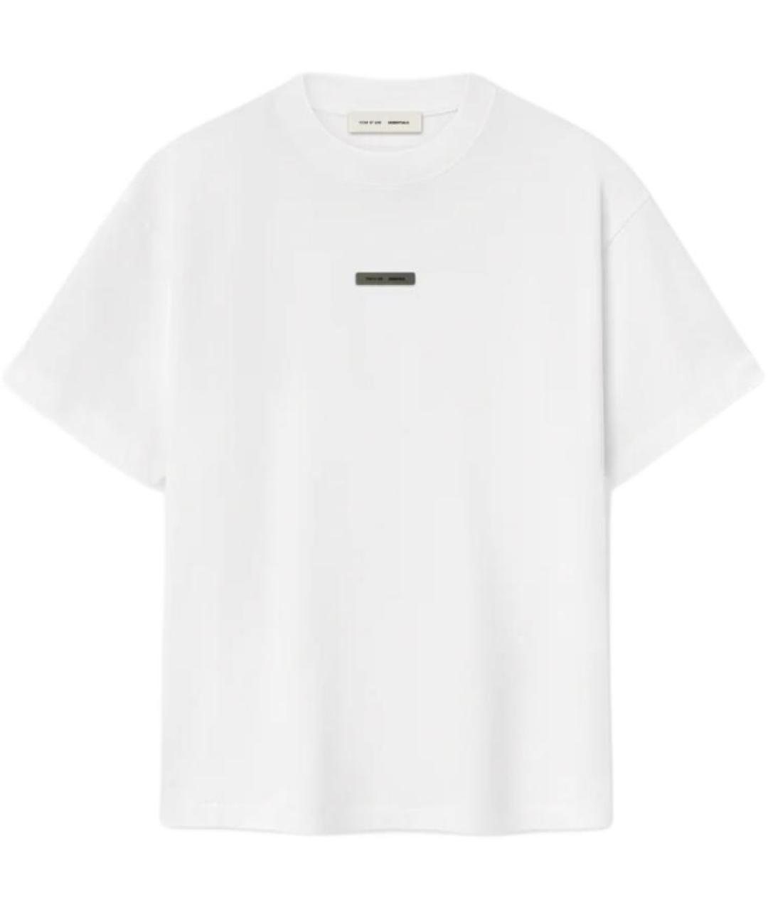 FEAR OF GOD ESSENTIALS Белая хлопковая футболка, фото 1