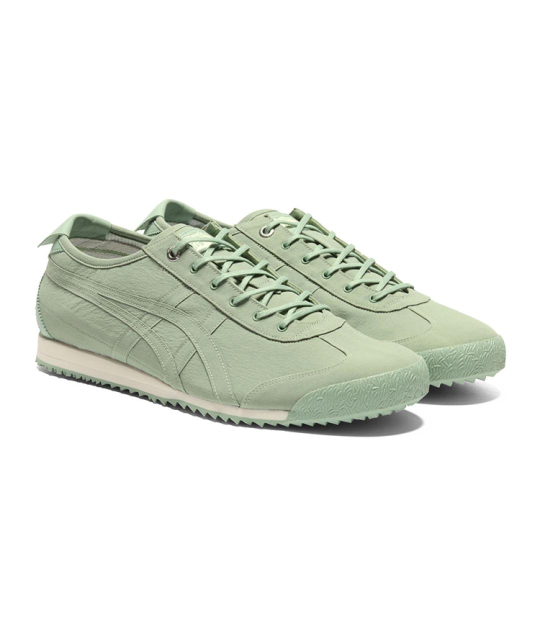 ONITSUKA TIGER Зеленые замшевые кеды, фото 4