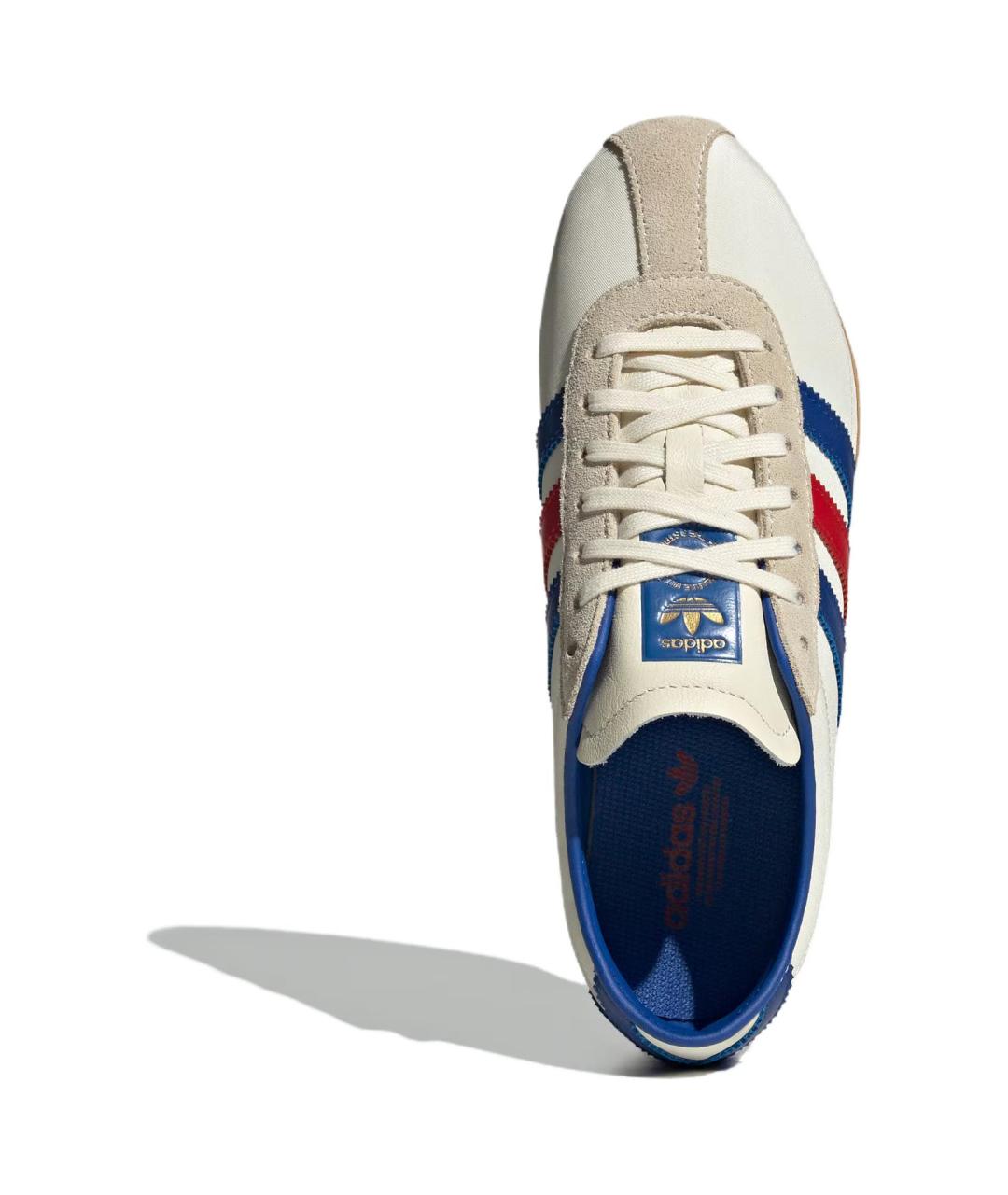 ADIDAS Бежевые кожаные кеды, фото 4