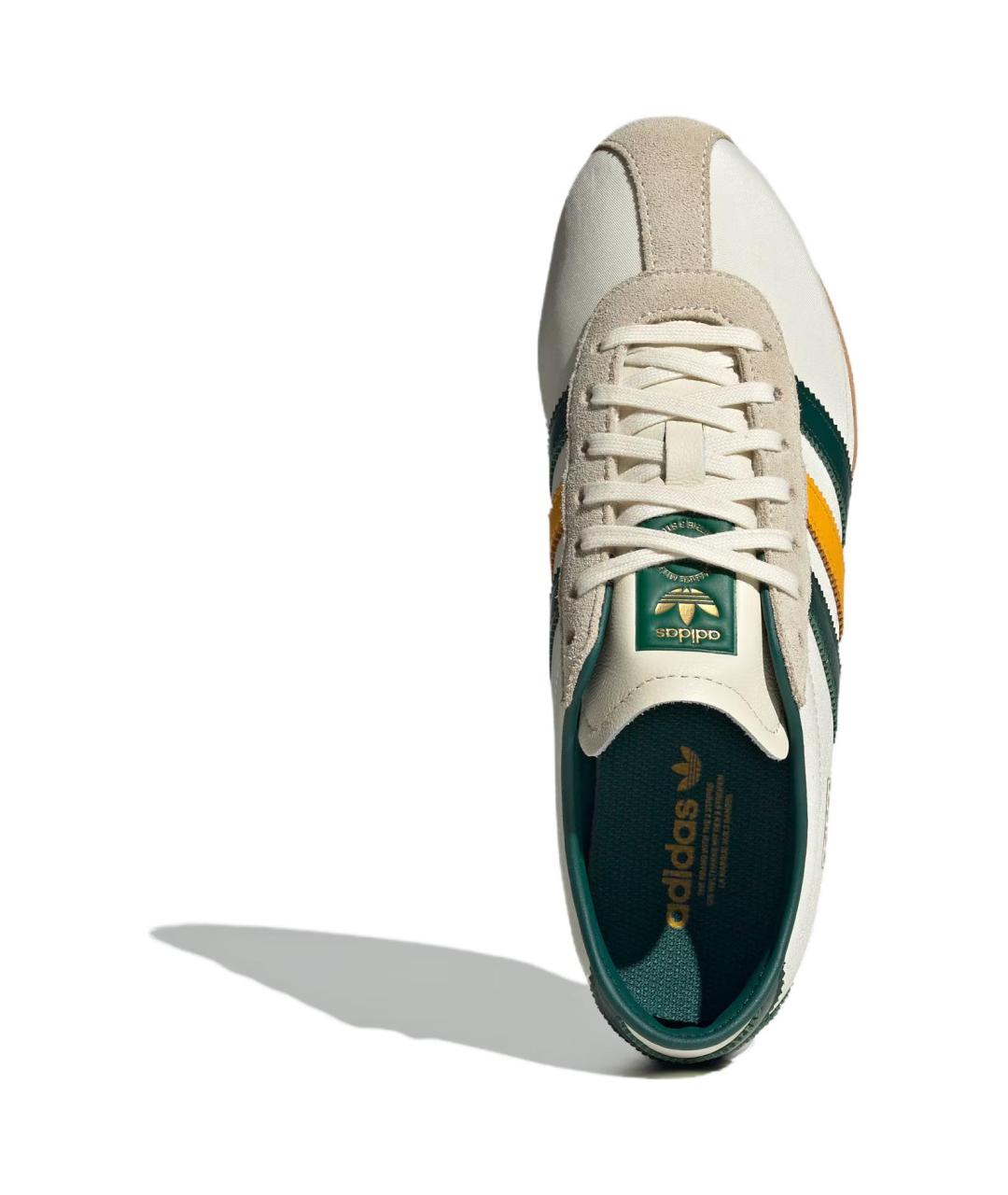 ADIDAS Бежевые кожаные кеды, фото 4