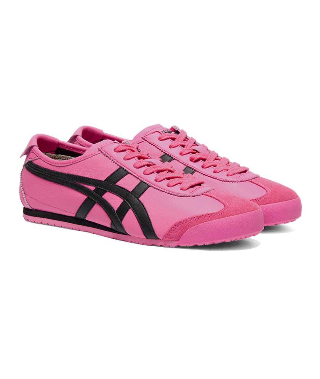 ONITSUKA TIGER Розовые кожаные кроссовки, фото 3