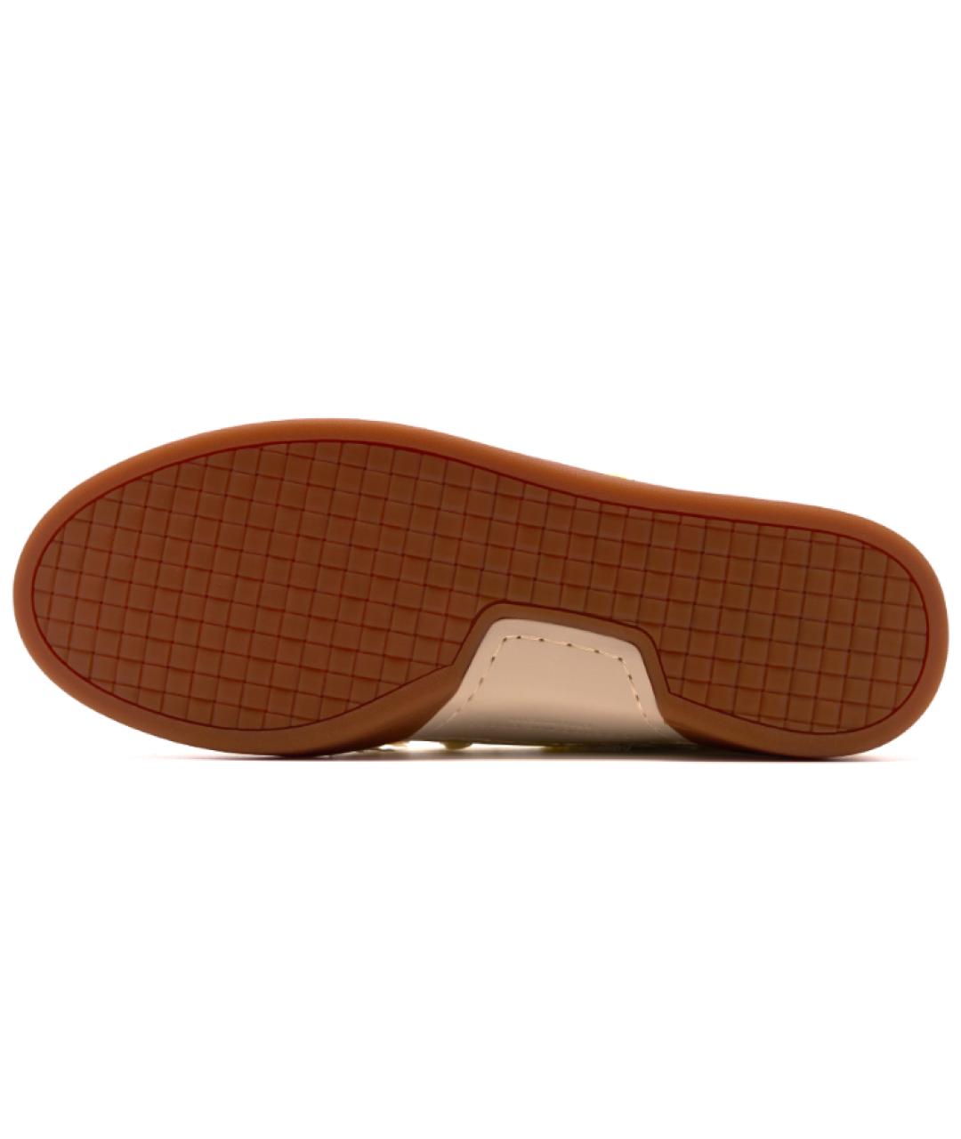 FOOT INDUSTRY Бежевые текстильные кеды, фото 5