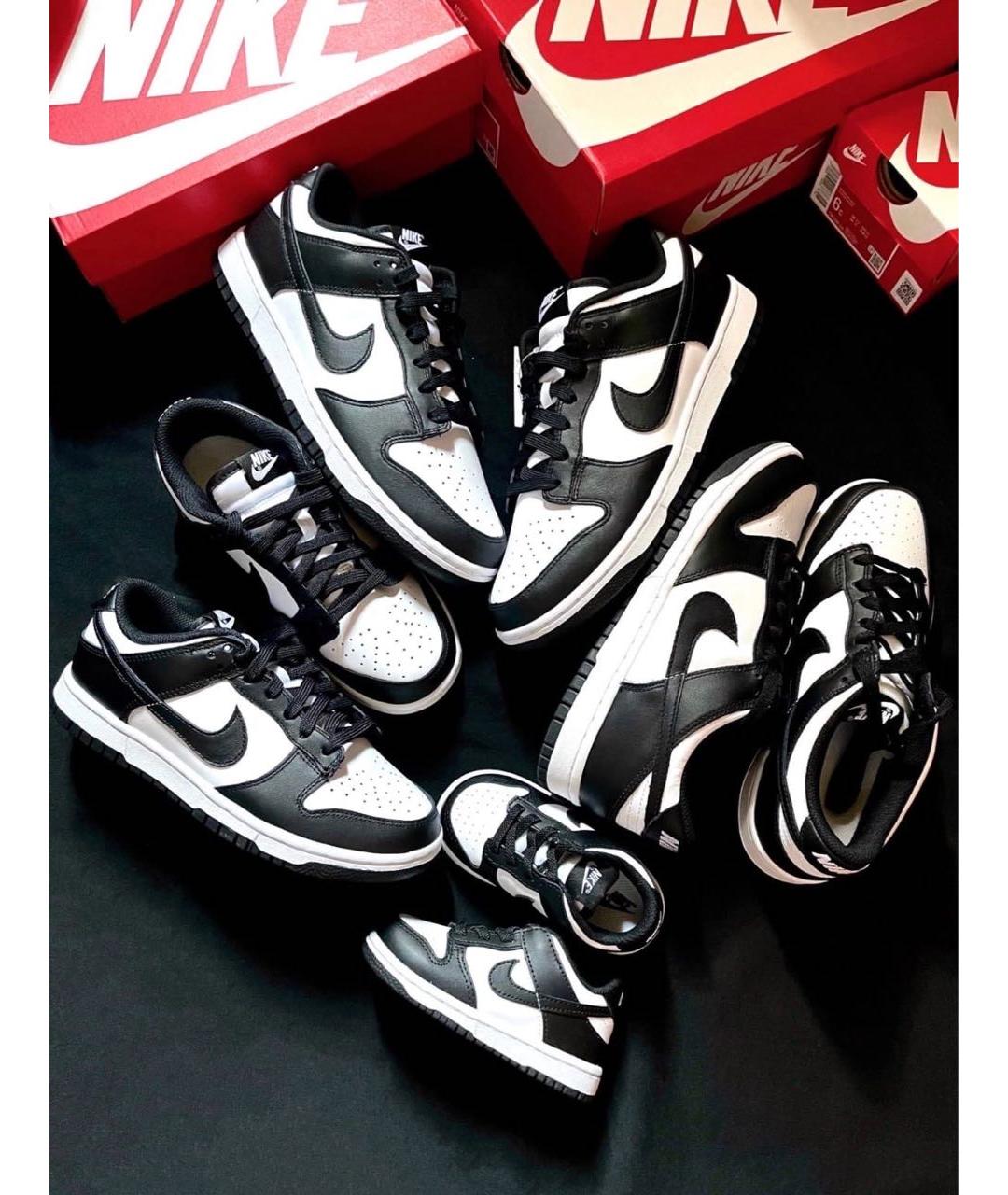 NIKE Черные кожаные кроссовки, фото 7