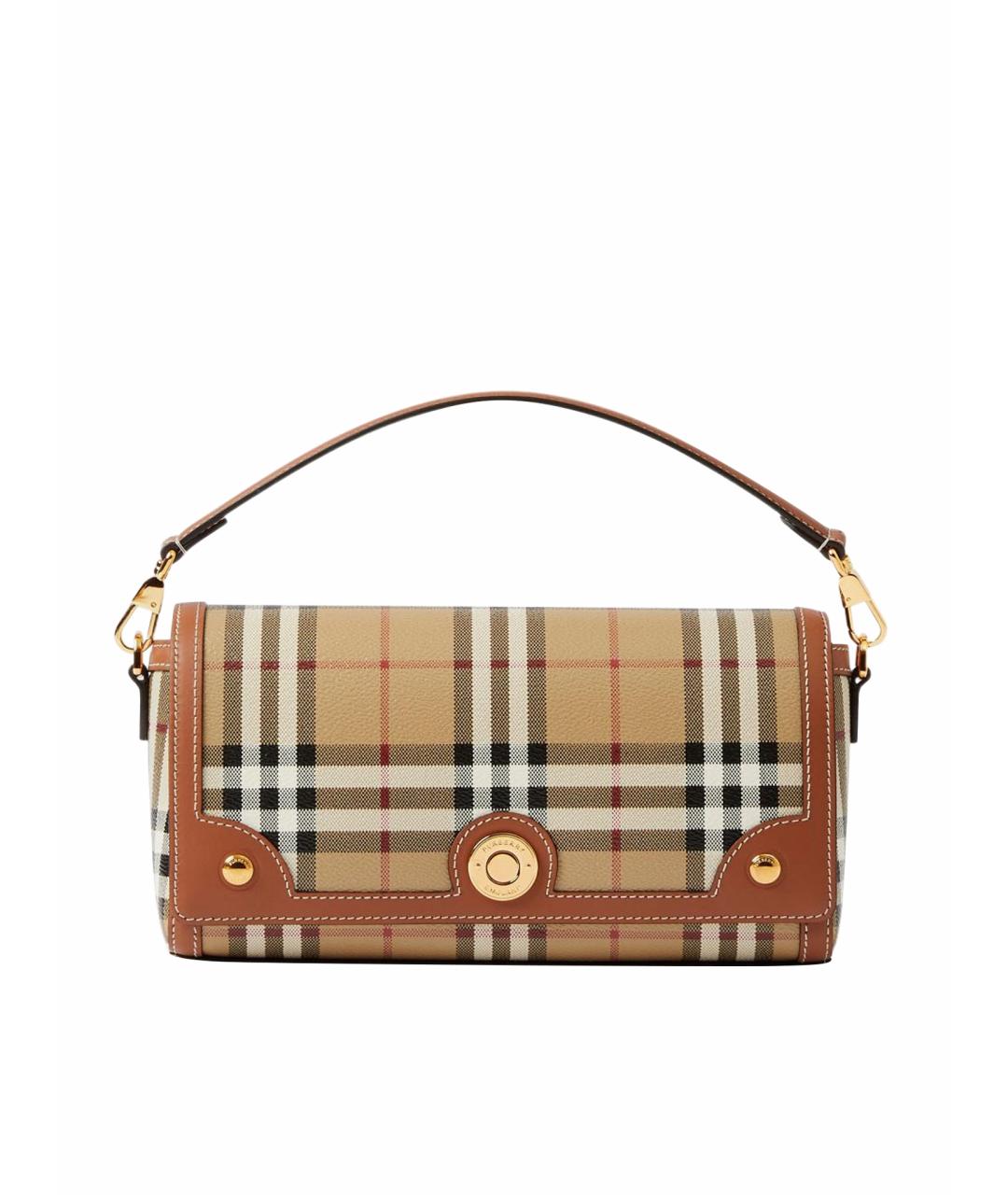 BURBERRY Кожаная сумка с короткими ручками, фото 1