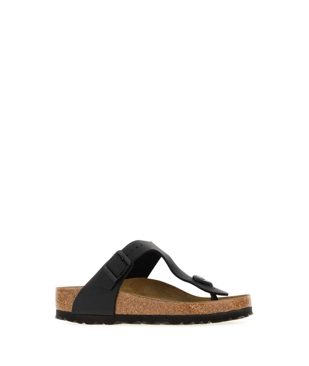 BIRKENSTOCK Черные кожаные мюли, фото 2