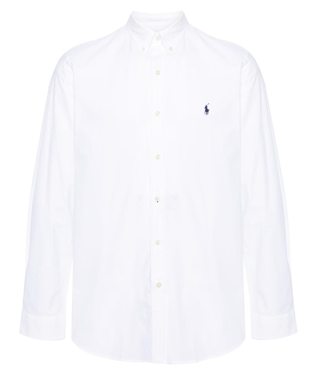POLO RALPH LAUREN Белая хлопковая кэжуал рубашка, фото 1