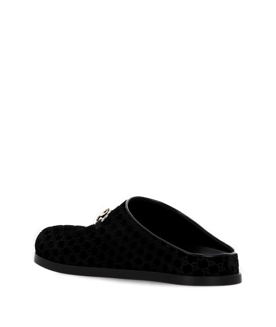 GUCCI Черные шлепанцы, фото 3