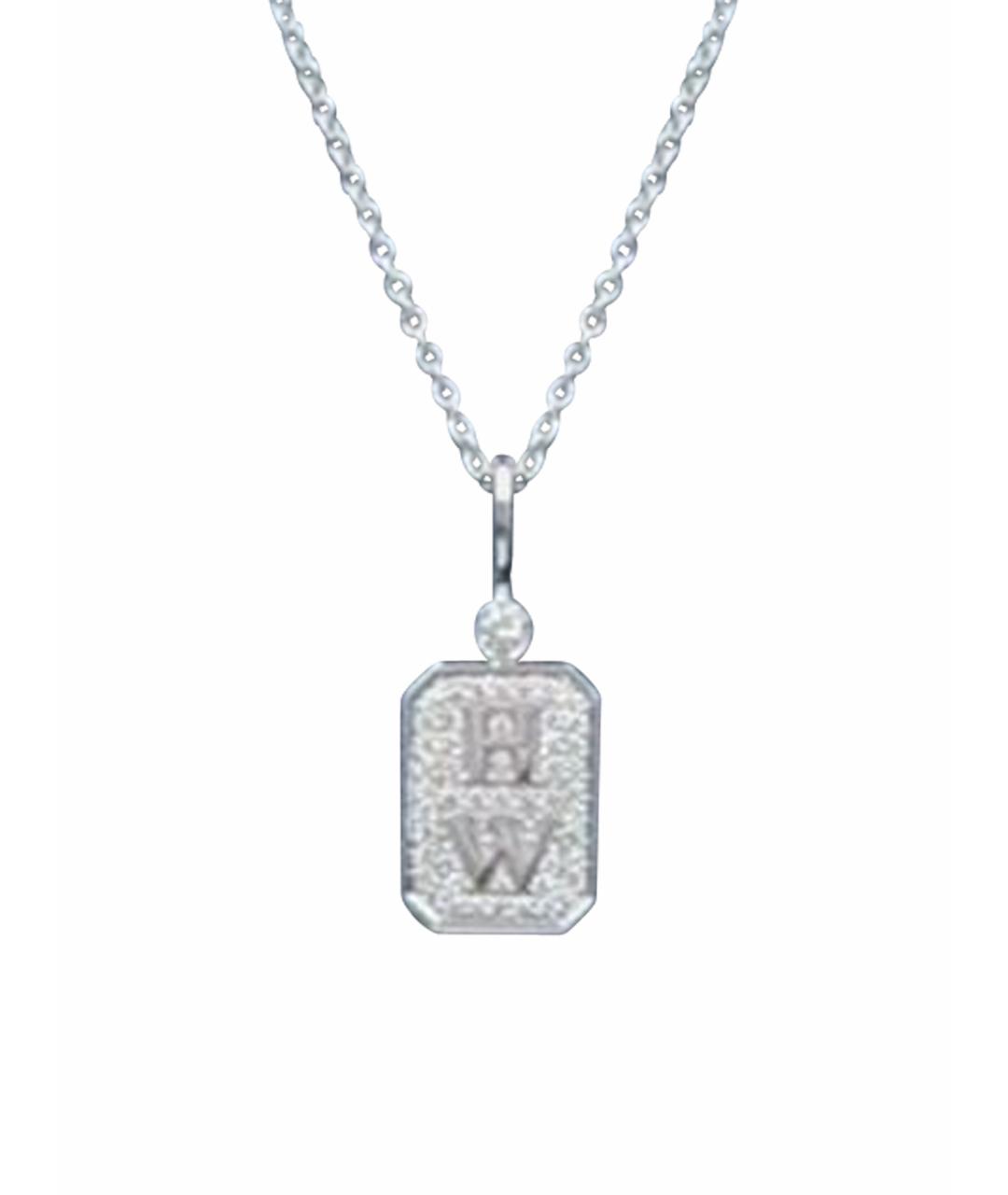 Harry Winston Белая платиновая подвеска, фото 1