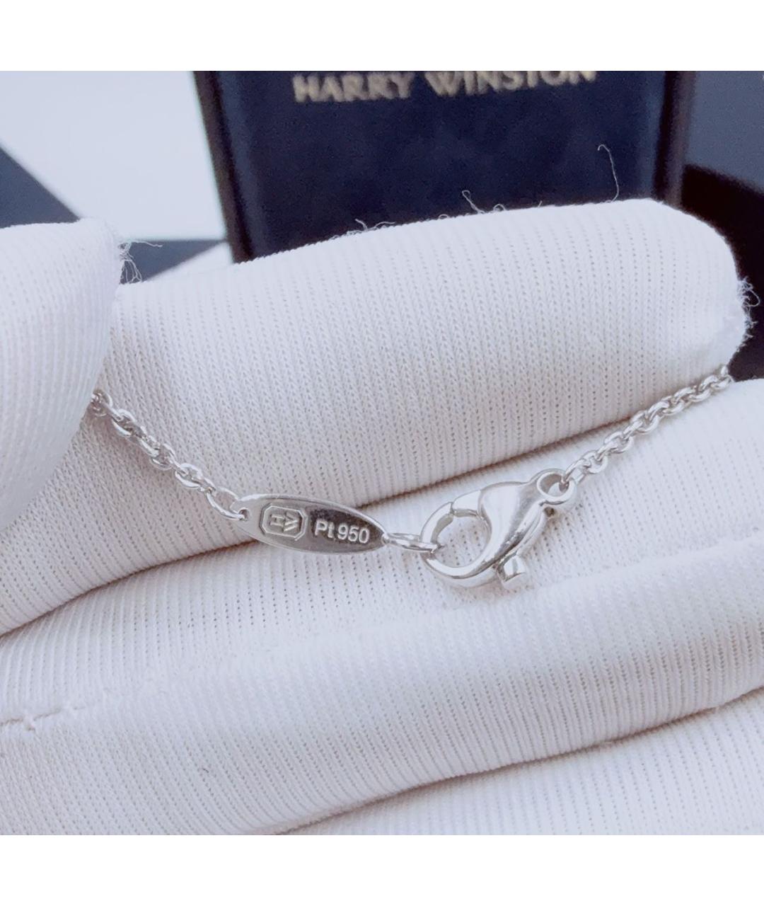 Harry Winston Белая платиновая подвеска, фото 7