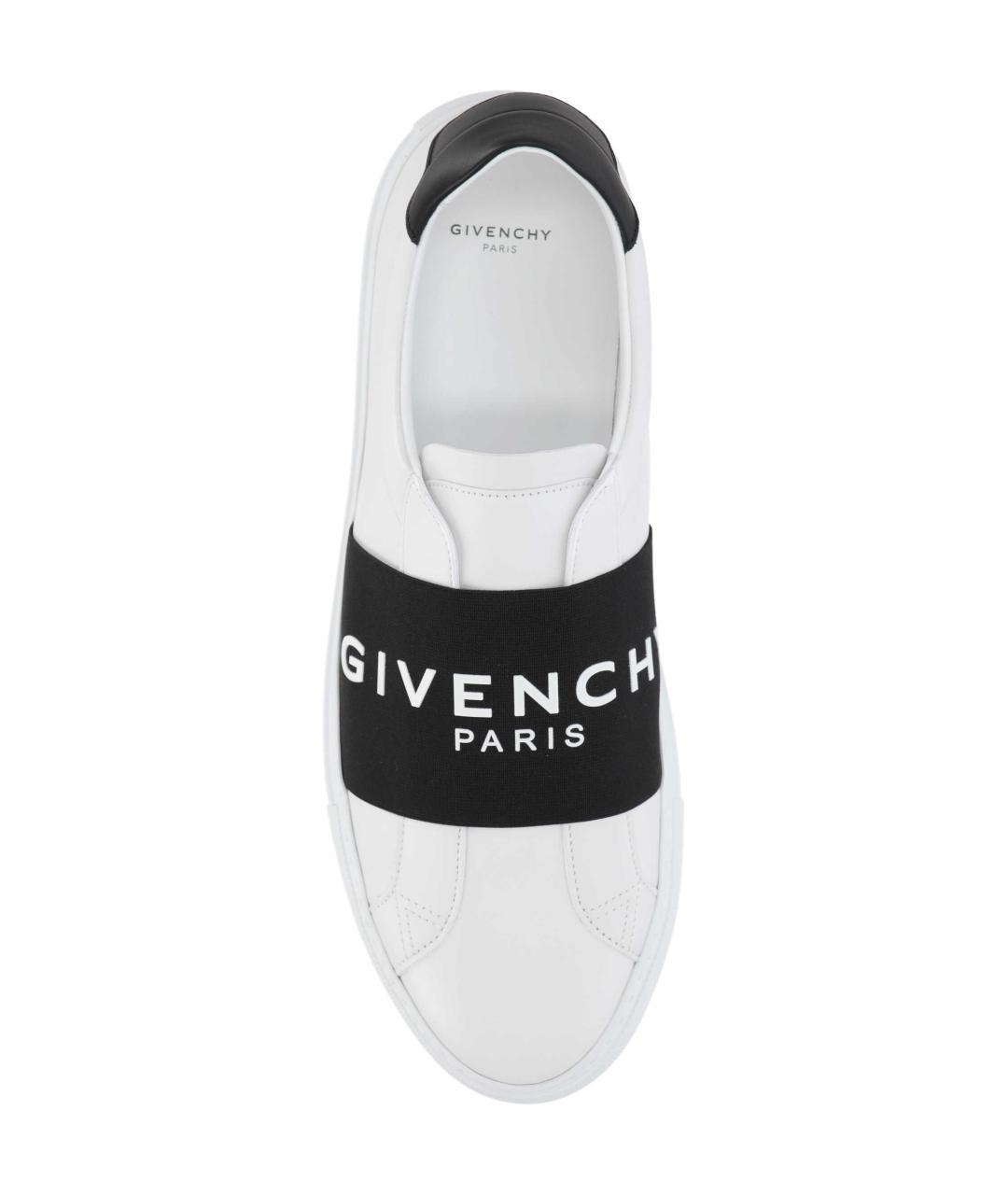 GIVENCHY Белые кожаные слипоны, фото 4