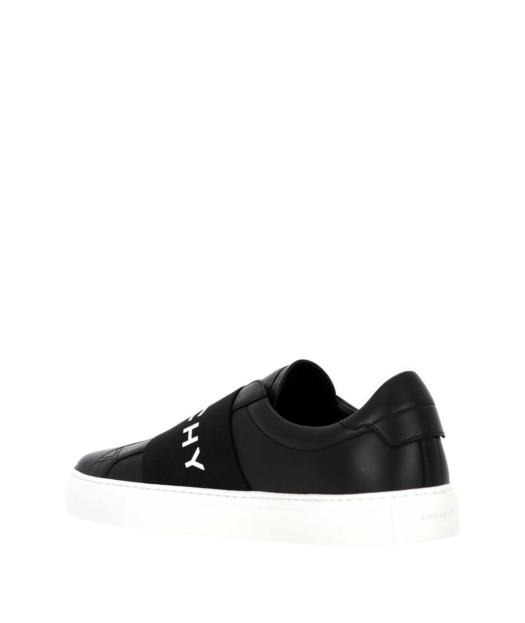 GIVENCHY Черные кожаные слипоны, фото 3