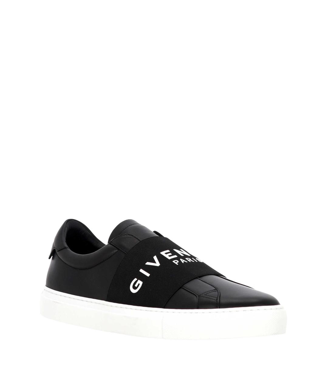 GIVENCHY Черные кожаные слипоны, фото 2