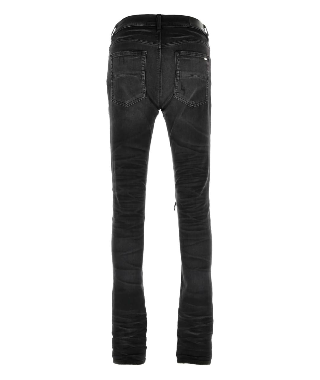 AMIRI Черные хлопковые джинсы скинни, фото 3