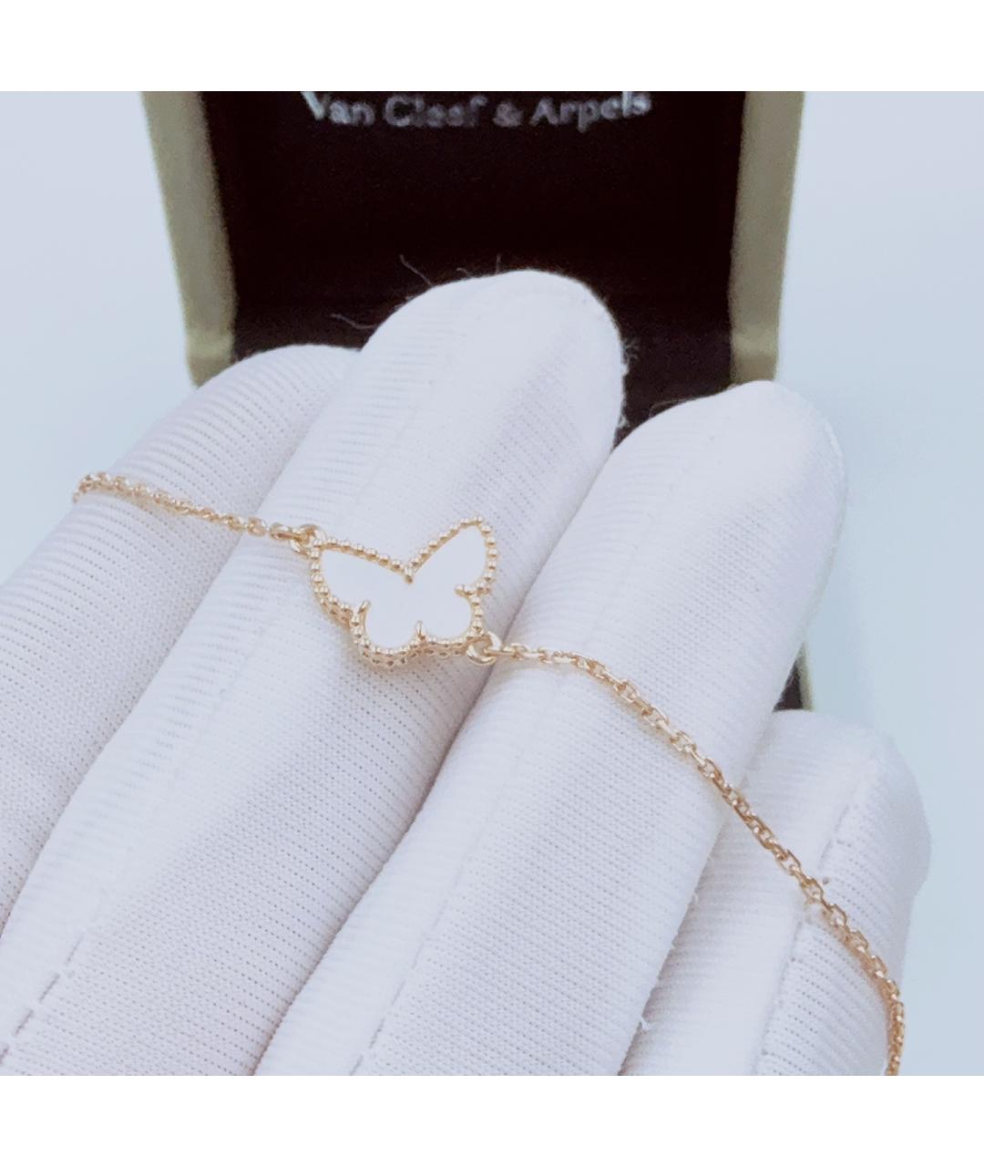 VAN CLEEF & ARPELS Белый браслет из желтого золота, фото 6