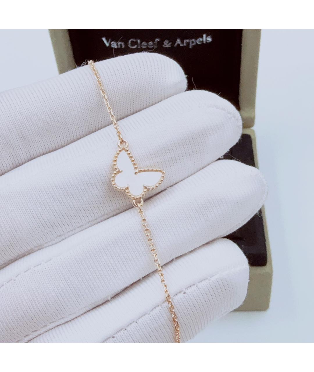 VAN CLEEF & ARPELS Белый браслет из желтого золота, фото 4