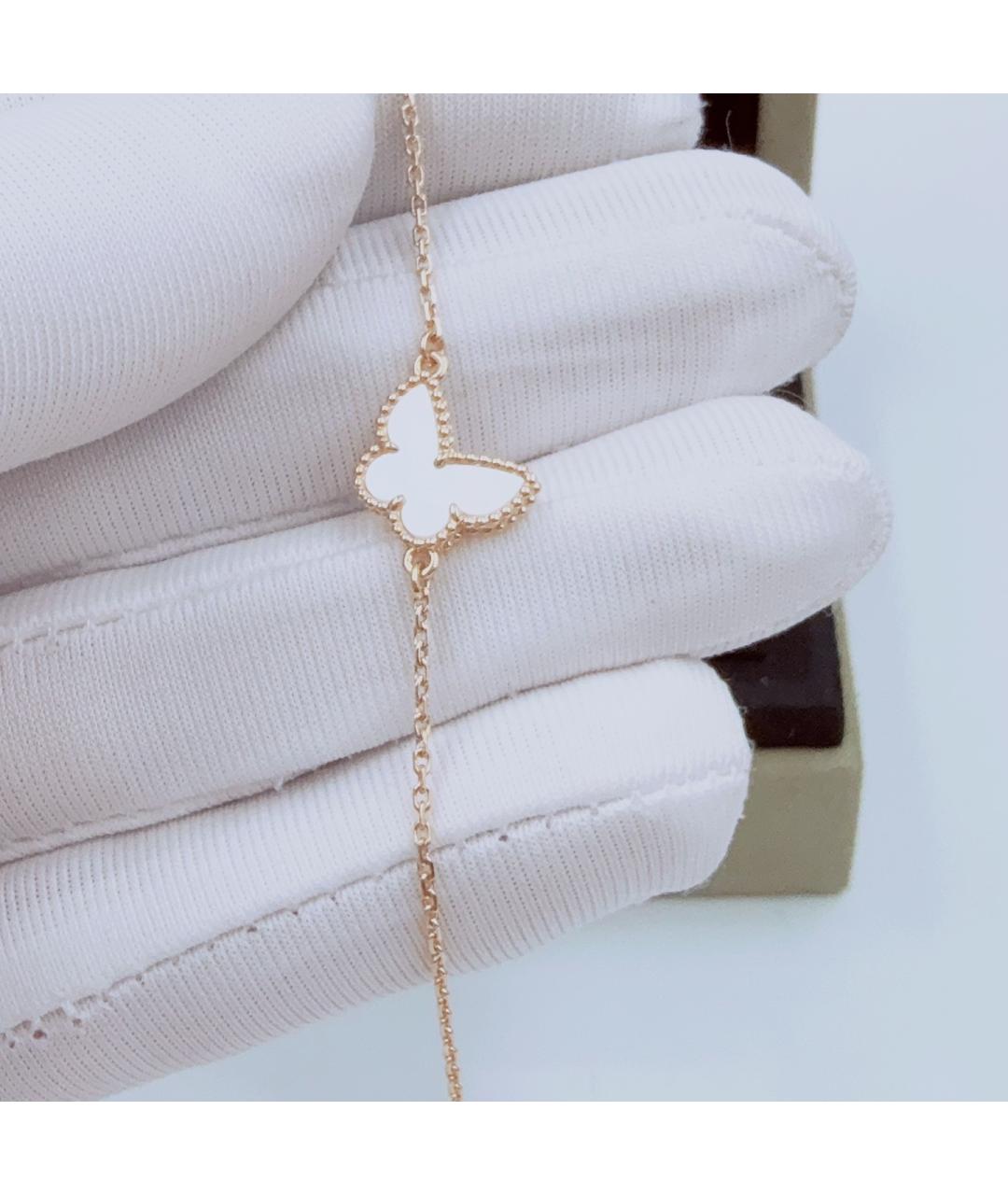 VAN CLEEF & ARPELS Белый браслет из желтого золота, фото 3