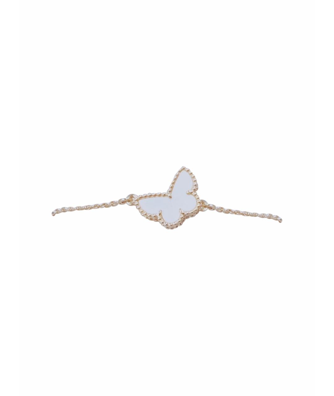 VAN CLEEF & ARPELS Белый браслет из желтого золота, фото 1