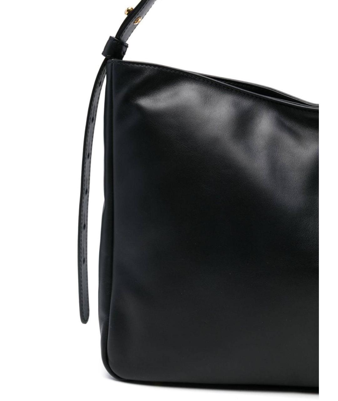 FURLA Черная кожаная сумка тоут, фото 3