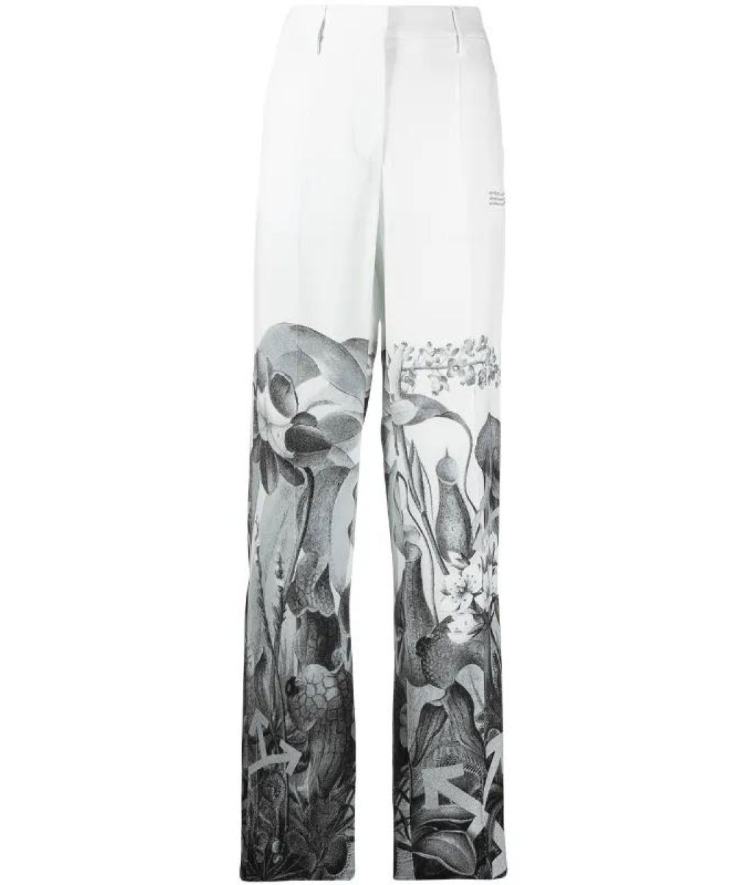 OFF-WHITE Полиэстеровые прямые брюки, фото 1