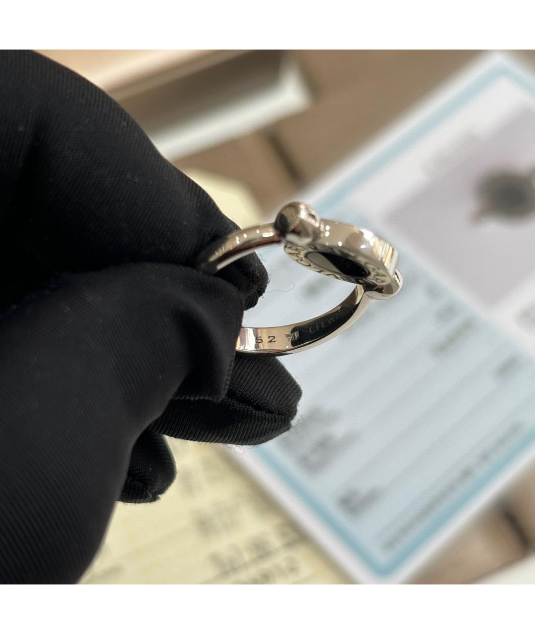 BVLGARI Белое кольцо из белого золота, фото 6