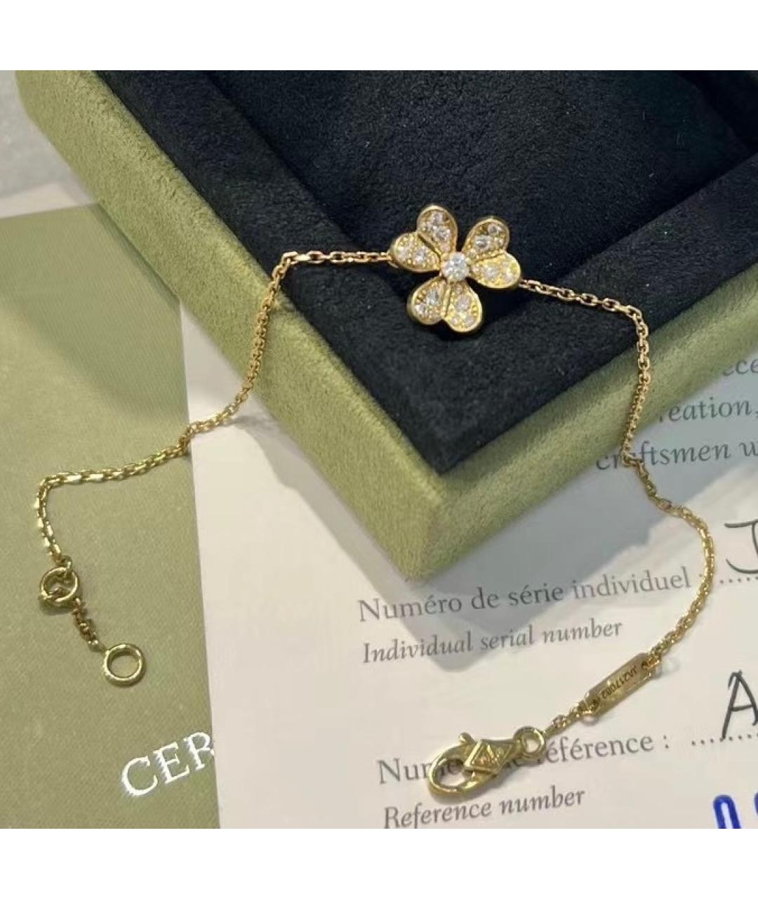 VAN CLEEF & ARPELS Желтый браслет из желтого золота, фото 5