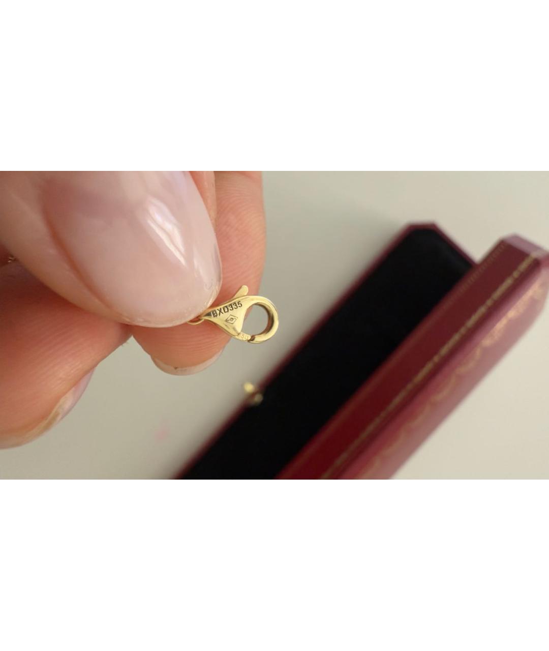 CARTIER Зеленый браслет из желтого золота, фото 7