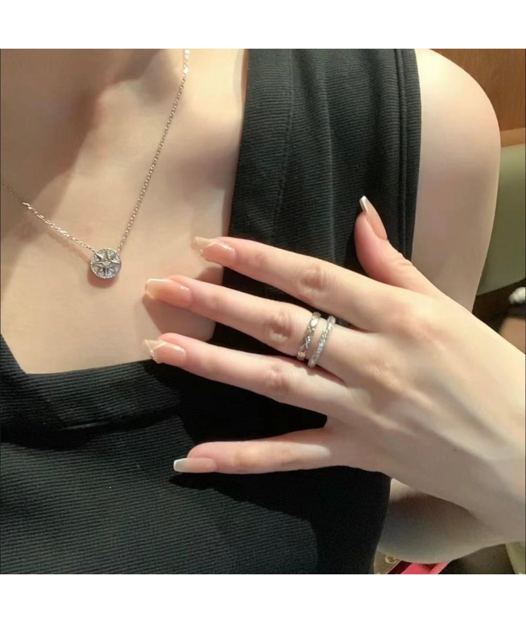 CHRISTIAN DIOR Белое колье из белого золота, фото 7