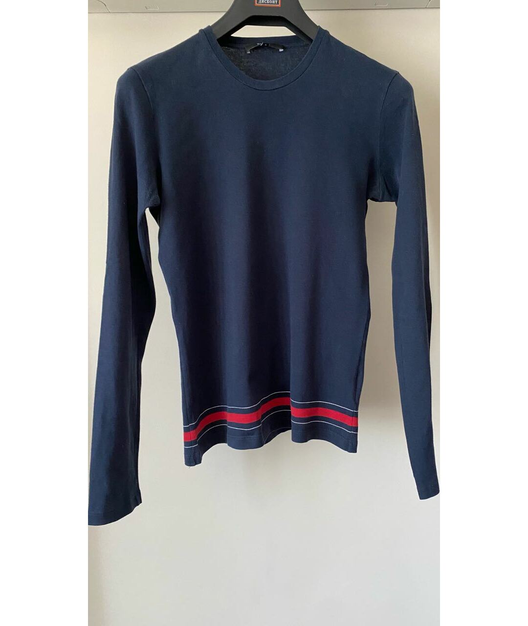 GUCCI Темно-синий хлопковый джемпер / свитер, фото 6