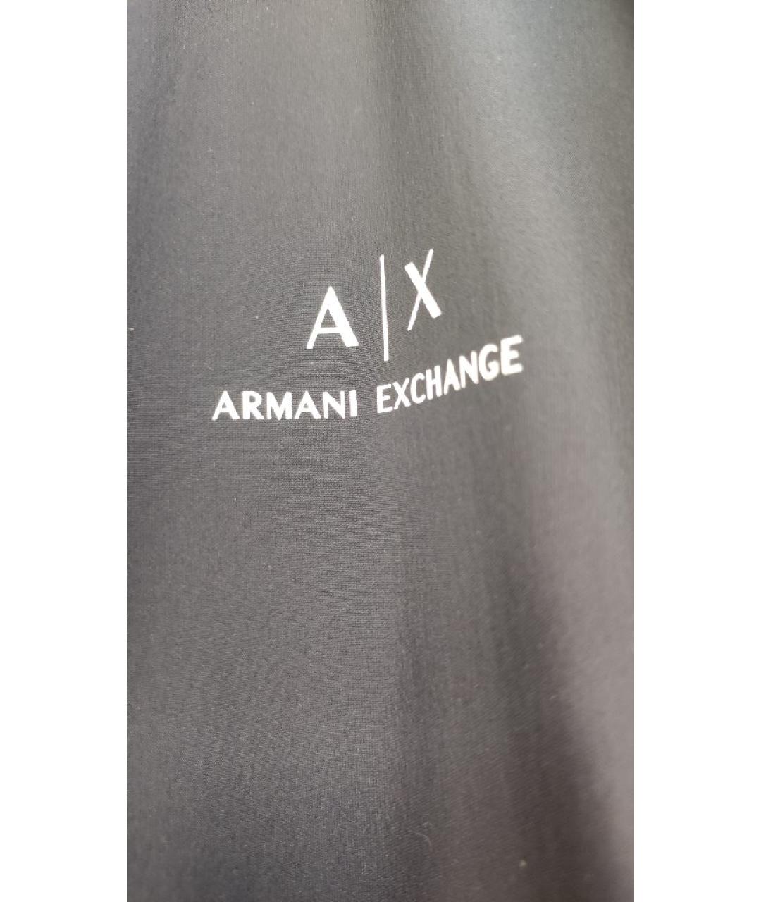ARMANI EXCHANGE Темно-синяя полиэстеровая куртка, фото 5