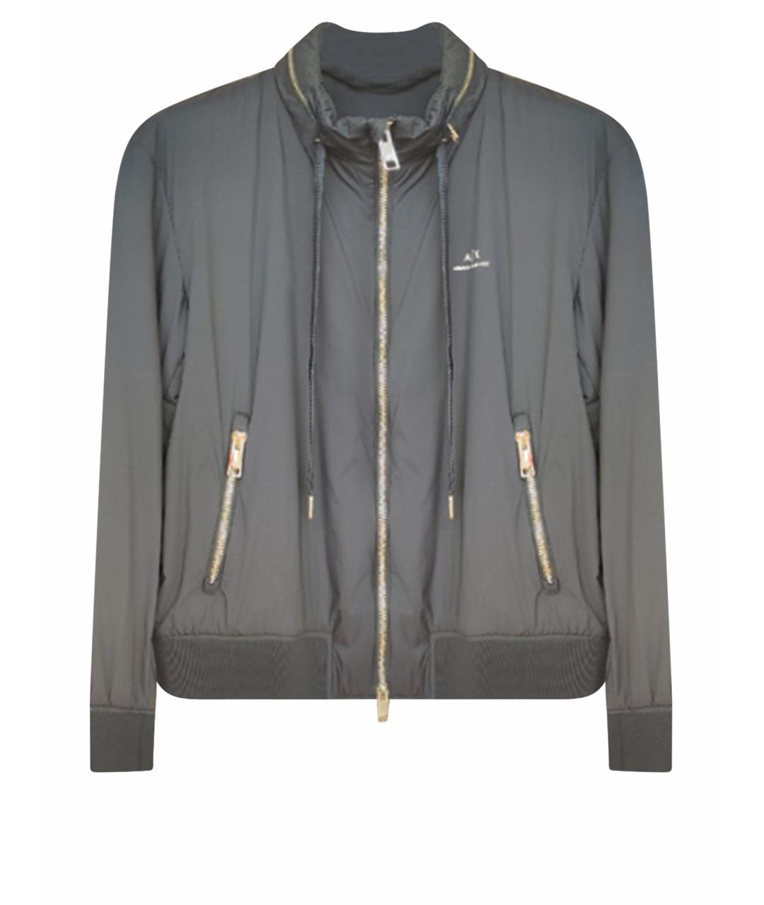 ARMANI EXCHANGE Темно-синяя полиэстеровая куртка, фото 1