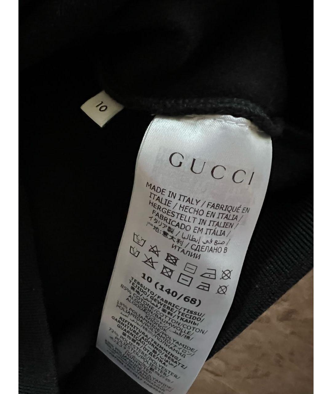GUCCI KIDS Черный хлопковый комплект, фото 3
