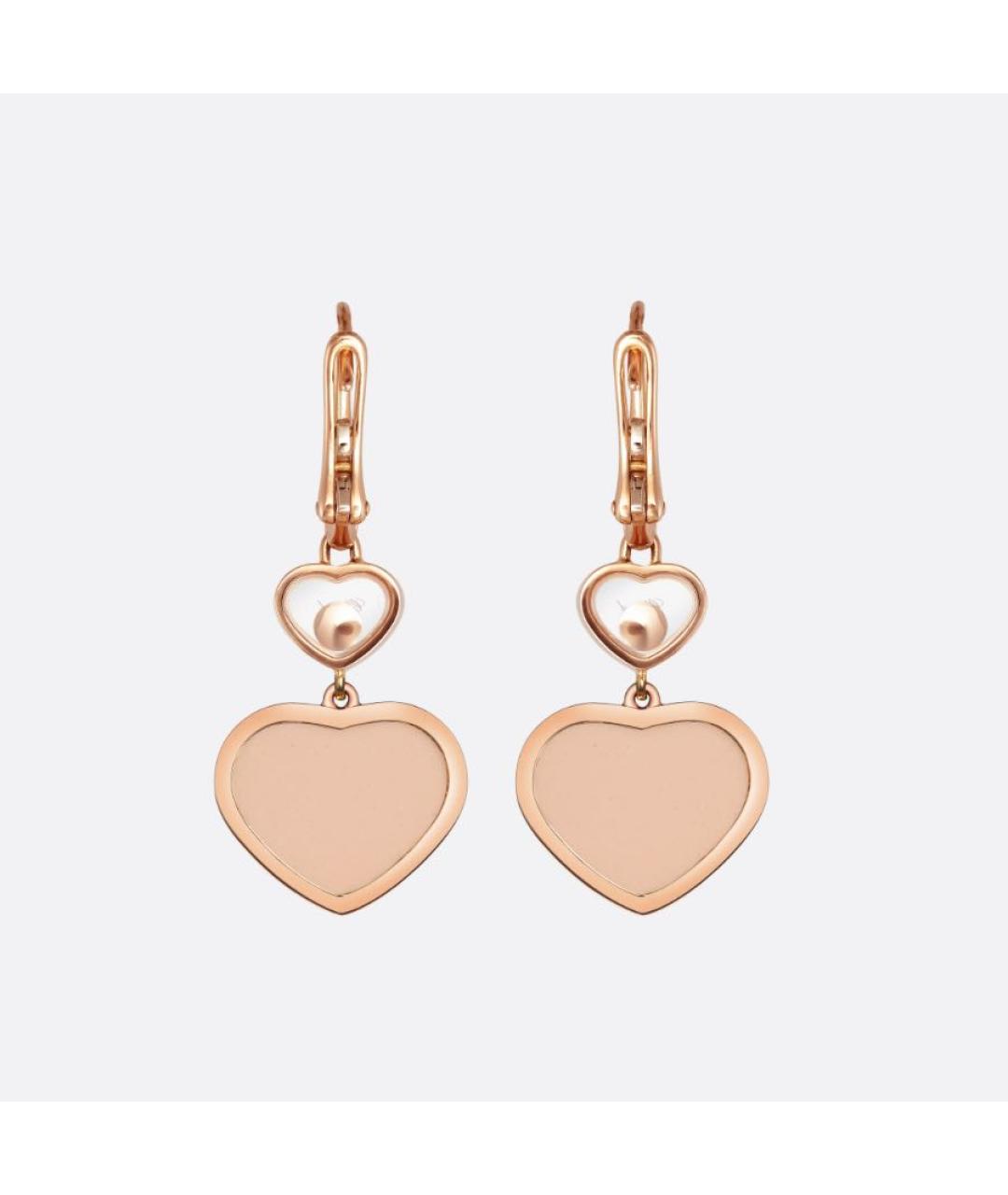 CHOPARD Коралловые серьги из розового золота, фото 2