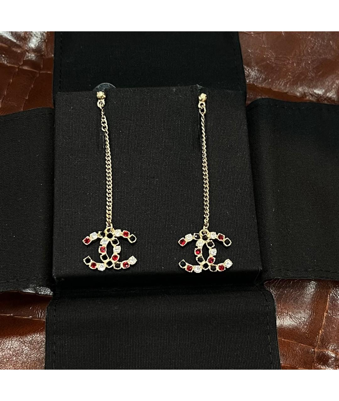 CHANEL Золотые серьги, фото 6