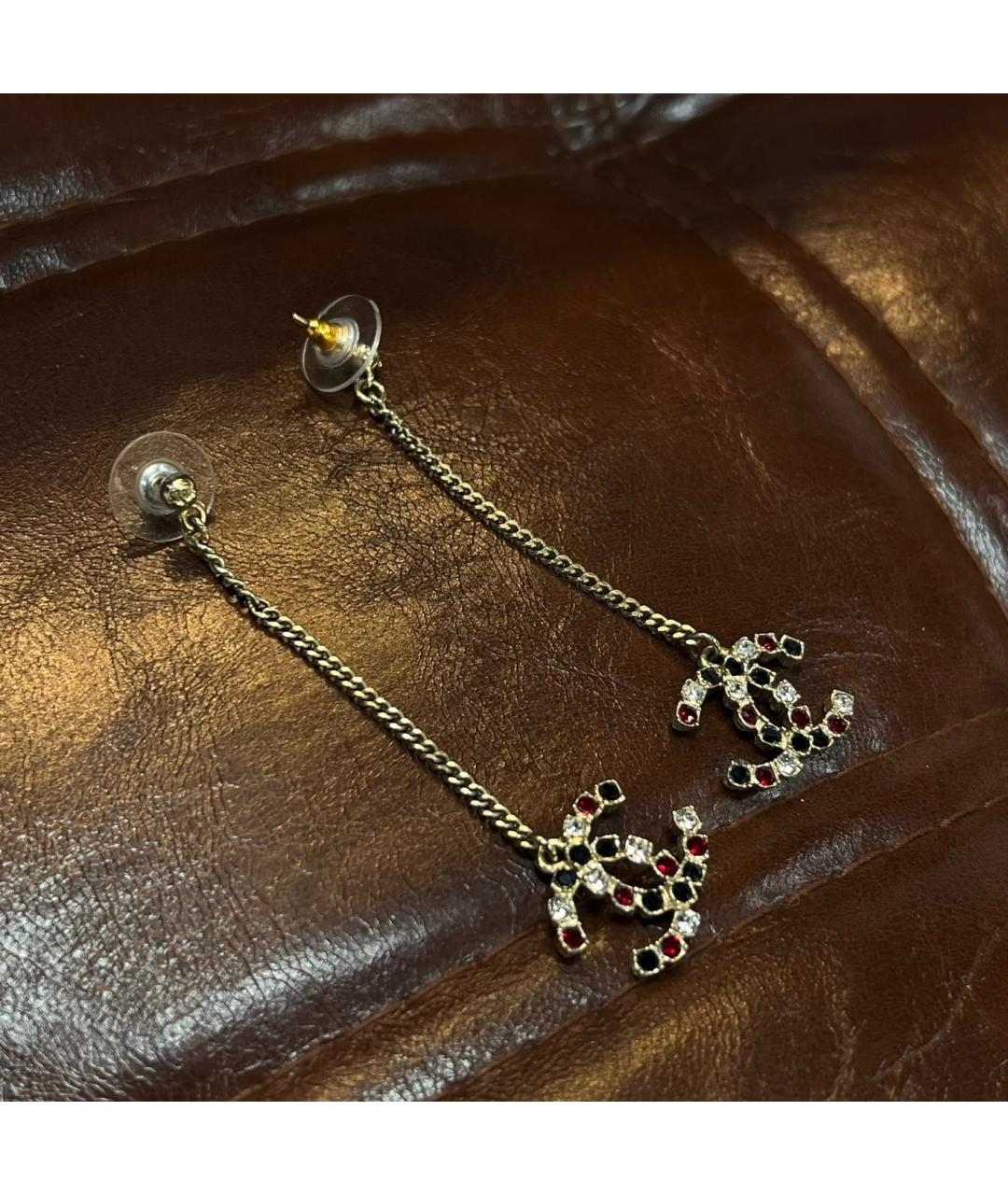 CHANEL Золотые серьги, фото 5