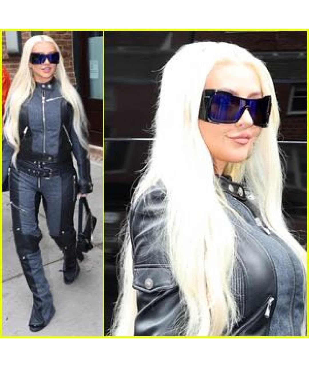 VERSACE Черные солнцезащитные очки, фото 7
