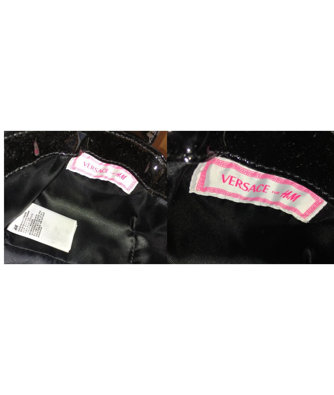 VERSACE Мульти сумка тоут из лакированной кожи, фото 6