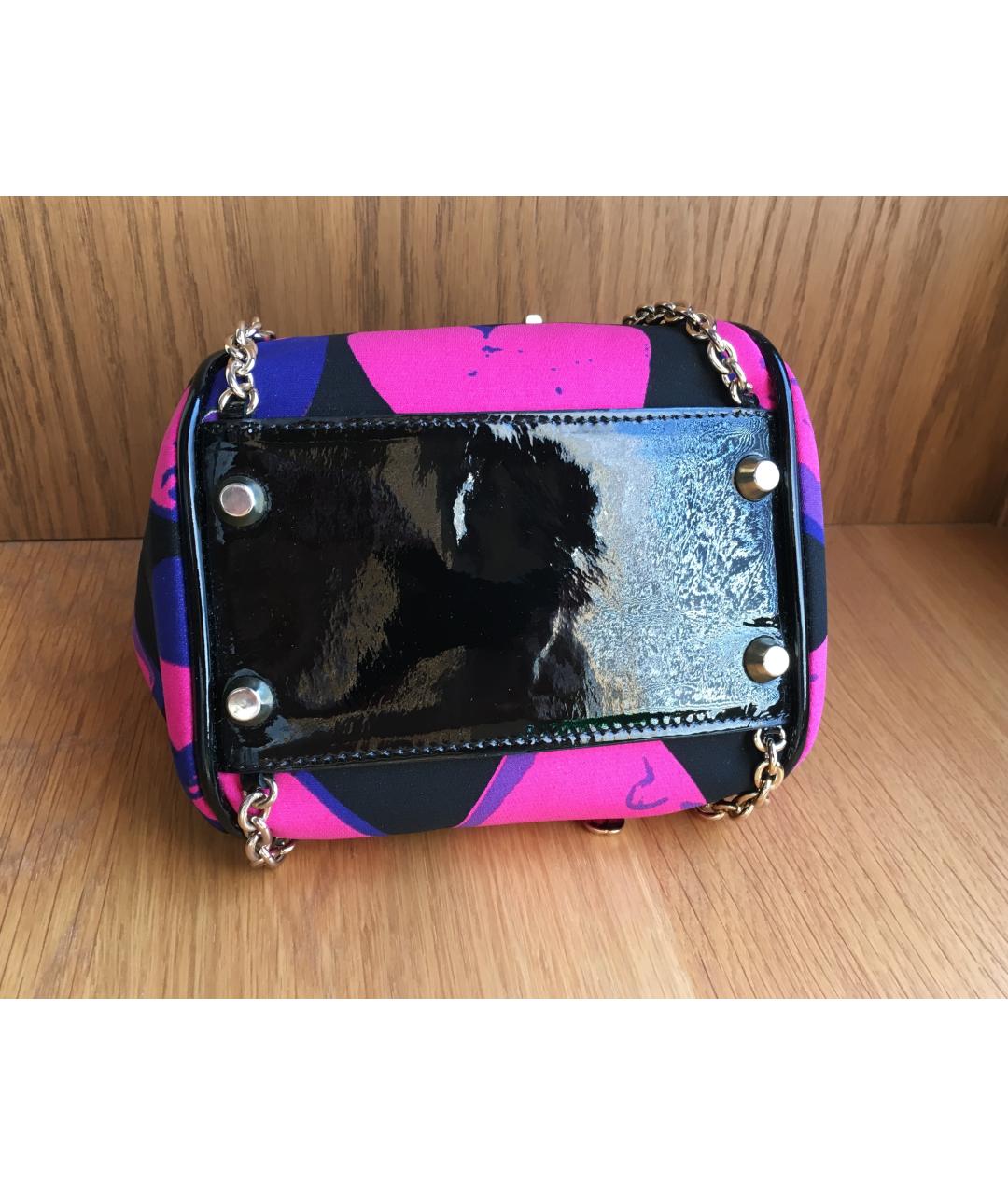 VERSACE Мульти сумка тоут из лакированной кожи, фото 4