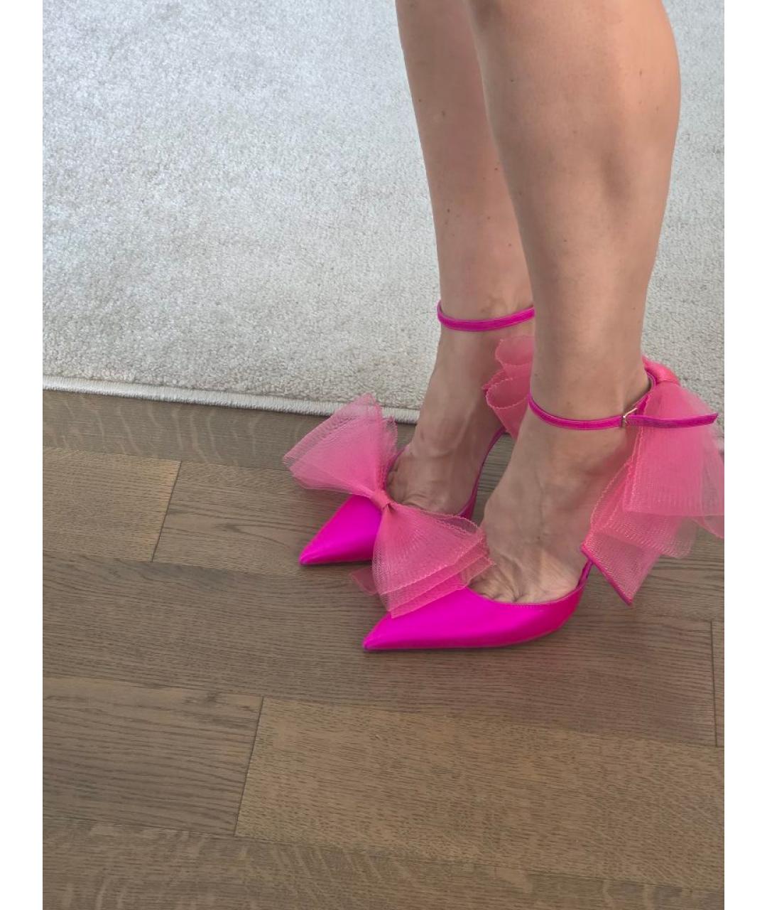 JIMMY CHOO Розовые босоножки, фото 8