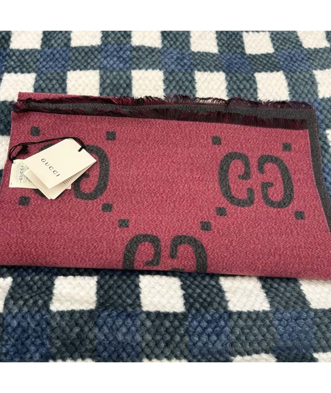 GUCCI Мульти хлопковый шарф, фото 3