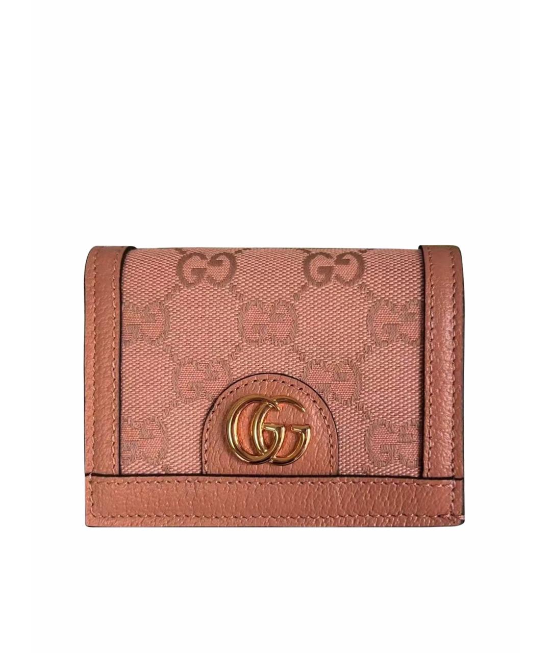 GUCCI Розовый кошелек, фото 1