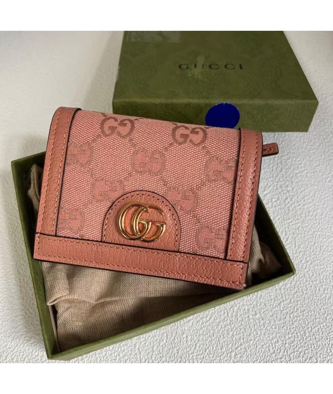 GUCCI Розовый кошелек, фото 3