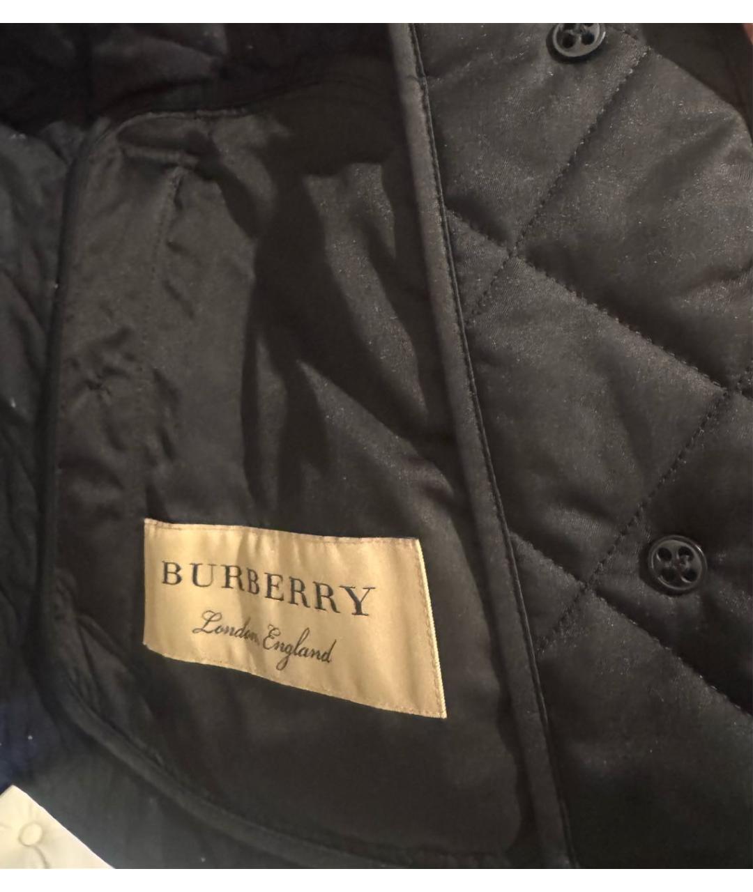 BURBERRY Черная куртка, фото 4